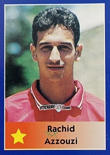 Sticker Rachid Azzouzi - Mundial Francia 1998 n. 32 - Navarrete