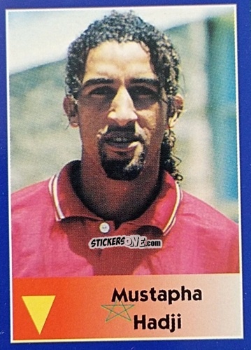 Sticker Mustapha Hadji - Mundial Francia 1998 n. 36 - Navarrete