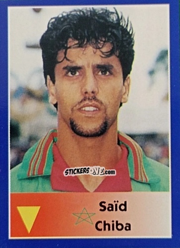 Sticker Said Chiba - Mundial Francia 1998 n. 37 - Navarrete