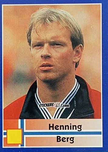 Sticker Henning Berg - Mundial Francia 1998 n. 43 - Navarrete