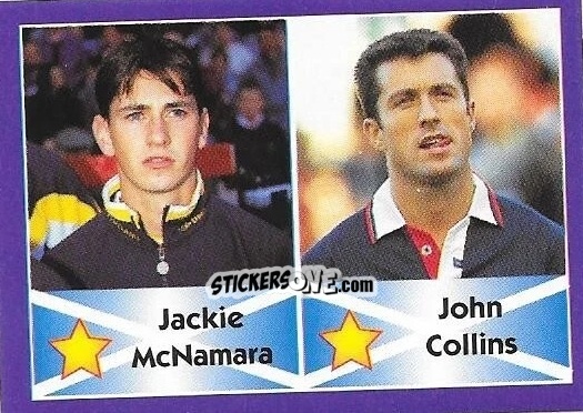 Sticker Jackie McNamara / John Collins - Mundial Francia 1998 n. 63 - Navarrete