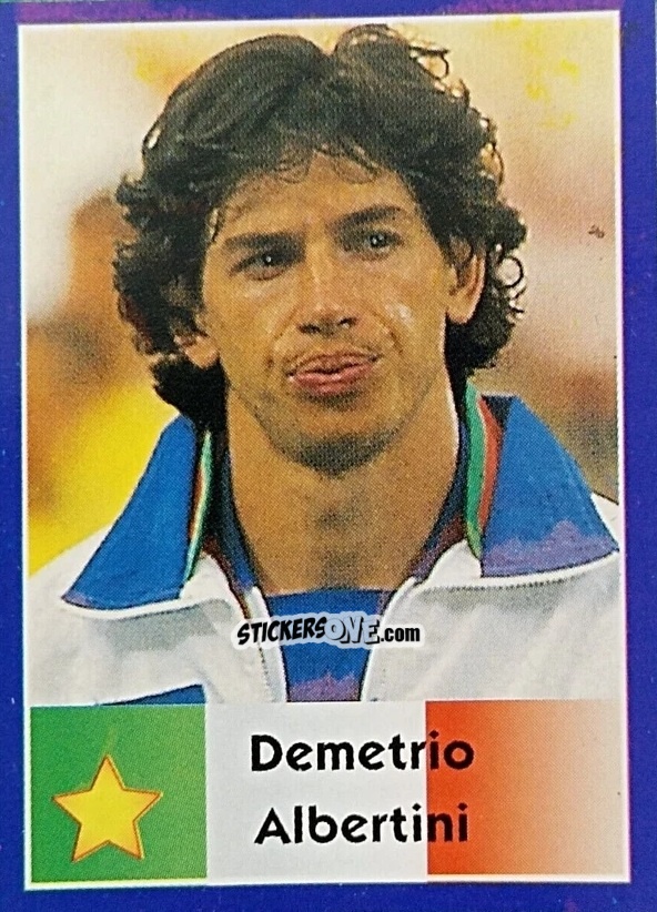 Figurina Demetrio Albertini - Mundial Francia 1998 n. 79 - Navarrete