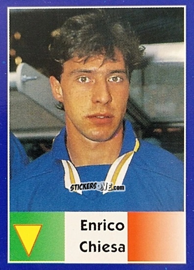 Sticker Enrico Chiesa - Mundial Francia 1998 n. 84 - Navarrete