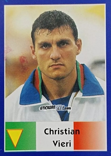 Sticker Christian Vieri - Mundial Francia 1998 n. 86 - Navarrete