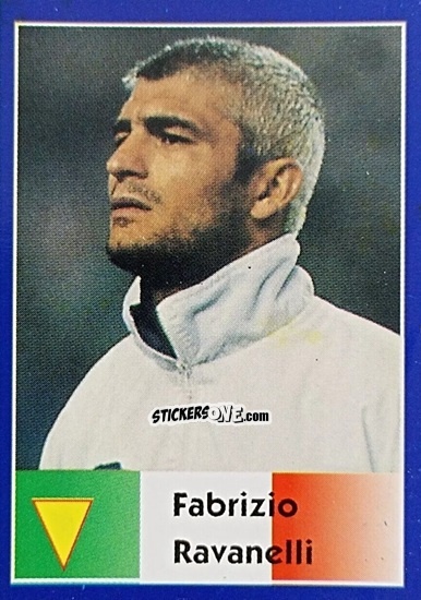 Sticker Fabrizio Ravanelli - Mundial Francia 1998 n. 88 - Navarrete