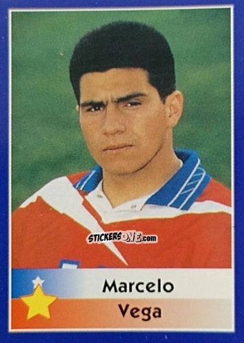 Figurina Marcelo Vega - Mundial Francia 1998 n. 97 - Navarrete