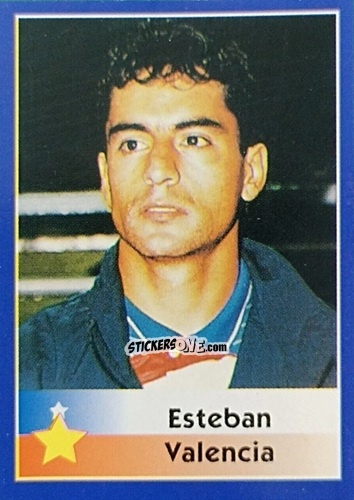 Sticker Esteban Valencia - Mundial Francia 1998 n. 99 - Navarrete