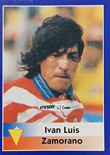 Figurina Ivan Luis Zamorano - Mundial Francia 1998 n. 102 - Navarrete