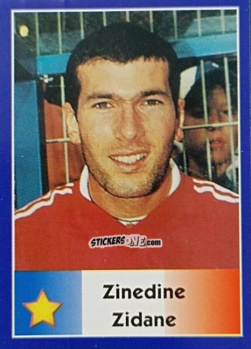 Sticker Zinedine Zidane - Mundial Francia 1998 n. 146 - Navarrete