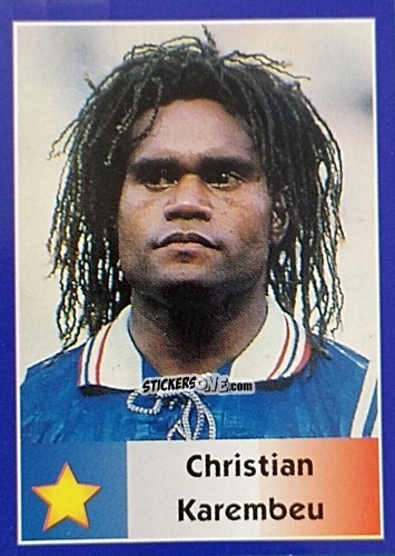 Sticker Christian Karembeu - Mundial Francia 1998 n. 147 - Navarrete