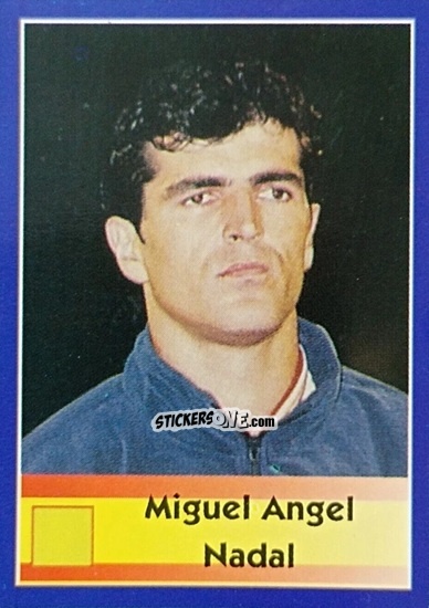 Sticker Miguel Angel Nadal - Mundial Francia 1998 n. 209 - Navarrete
