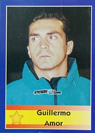 Figurina Guillermo Amor - Mundial Francia 1998 n. 212 - Navarrete