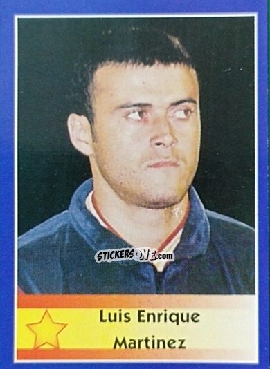 Sticker Luis Enrique Martinez - Mundial Francia 1998 n. 214 - Navarrete