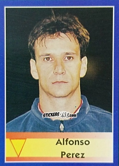 Cromo Alfonso Perez - Mundial Francia 1998 n. 216 - Navarrete