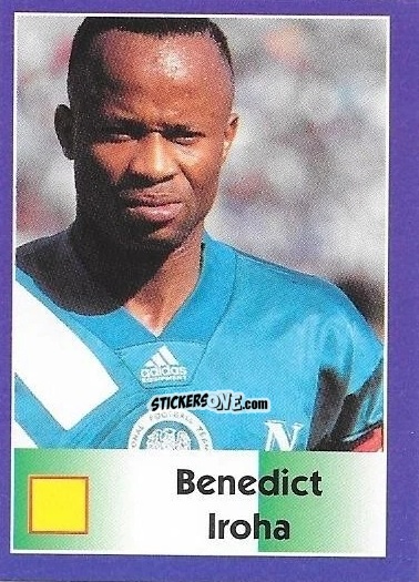 Sticker Benedict Iroha - Mundial Francia 1998 n. 227 - Navarrete