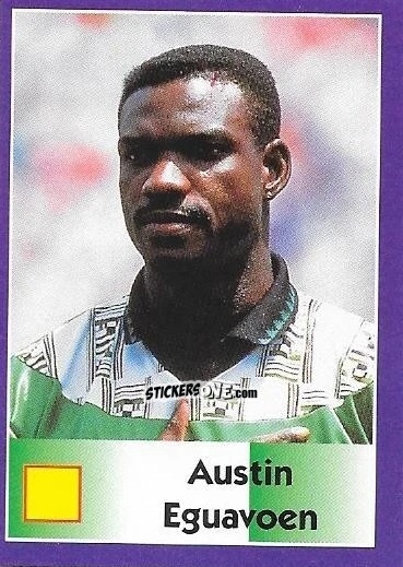 Sticker Austin Eguavoen - Mundial Francia 1998 n. 228 - Navarrete