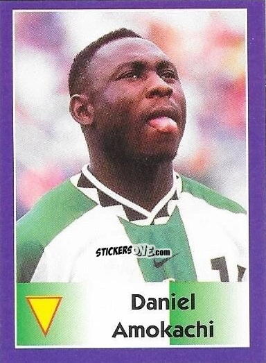 Figurina Daniel Amokachi - Mundial Francia 1998 n. 234 - Navarrete