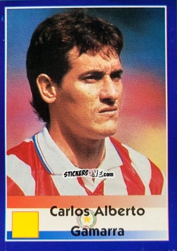 Sticker Carlos Alberto Gamarra - Mundial Francia 1998 n. 242 - Navarrete