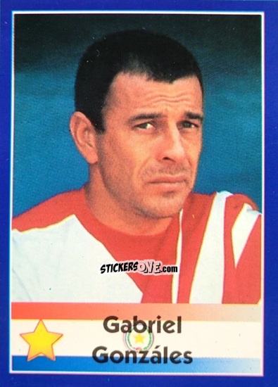 Sticker Gabriel Gonzales - Mundial Francia 1998 n. 250 - Navarrete