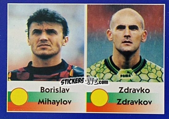 Figurina Borislav Mihaylov / Zdravko Zdravkov - Mundial Francia 1998 n. 257 - Navarrete