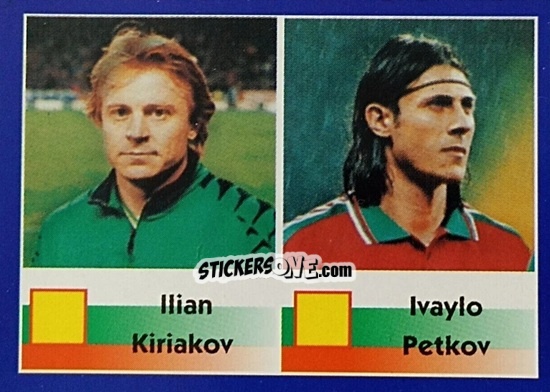 Figurina Ilian Kiriakov / Ivailo Petkov - Mundial Francia 1998 n. 259 - Navarrete
