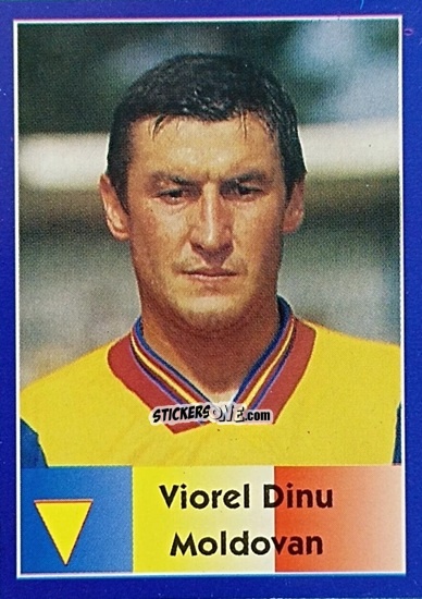 Sticker Viorel Dinu Moldovan - Mundial Francia 1998 n. 417 - Navarrete