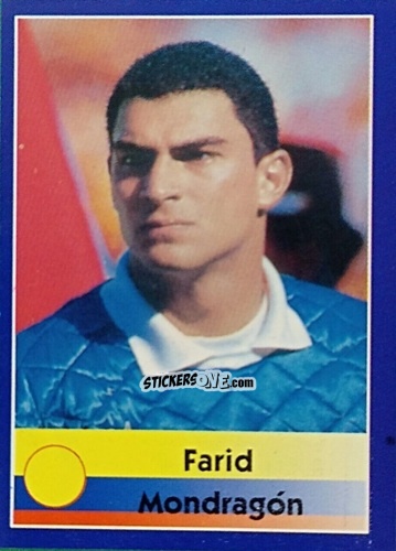 Sticker Faryd Mondragon - Mundial Francia 1998 n. 437 - Navarrete