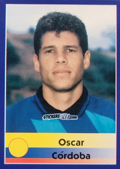 Figurina Oscar Cordoba - Mundial Francia 1998 n. 438 - Navarrete
