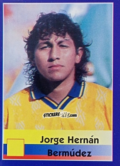 Figurina Jorge Hernan Bermudez - Mundial Francia 1998 n. 440 - Navarrete
