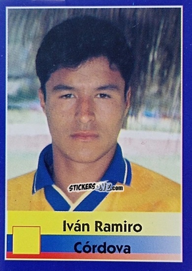 Sticker Ivan Ramiro Cordova - Mundial Francia 1998 n. 441 - Navarrete