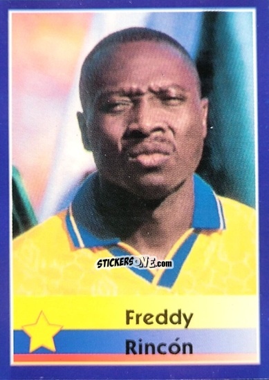 Figurina Freddy Rincon - Mundial Francia 1998 n. 442 - Navarrete