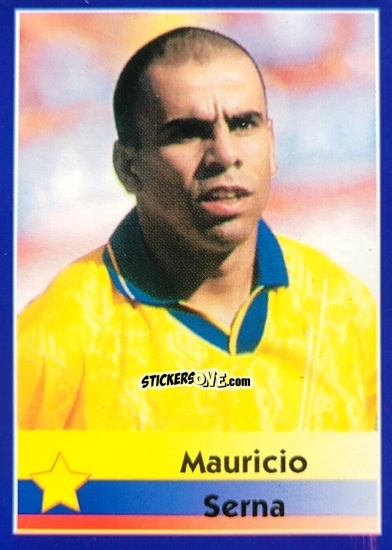 Sticker Mauricio Serna - Mundial Francia 1998 n. 443 - Navarrete