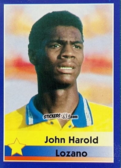 Figurina John Harold Lozano - Mundial Francia 1998 n. 444 - Navarrete
