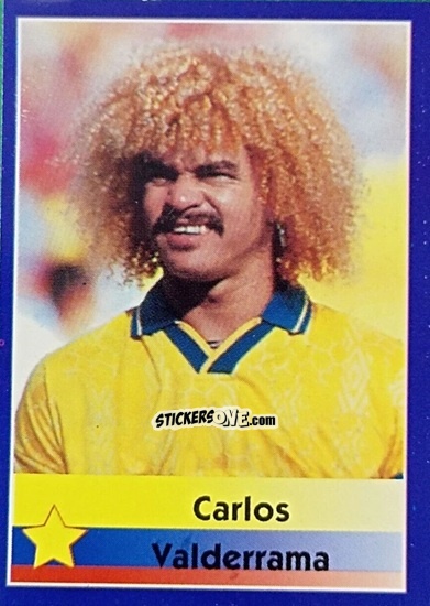Sticker Carlos Valderrama - Mundial Francia 1998 n. 445 - Navarrete