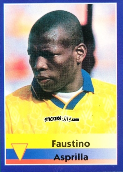Figurina Faustino Asprilla - Mundial Francia 1998 n. 447 - Navarrete