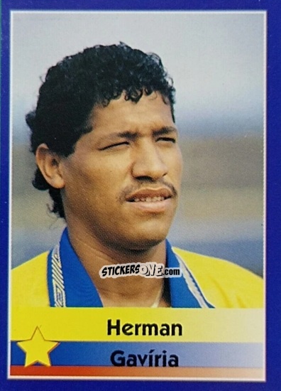 Cromo Herman Gaviria - Mundial Francia 1998 n. 448 - Navarrete