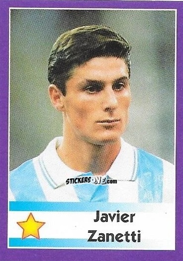 Sticker Javier Zanetti - Mundial Francia 1998 n. 476 - Navarrete
