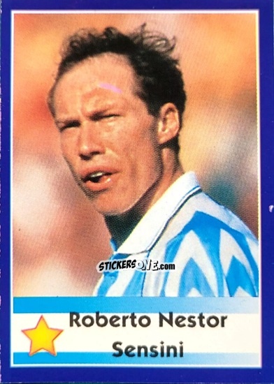 Sticker Roberto Nestor Sensini - Mundial Francia 1998 n. 477 - Navarrete