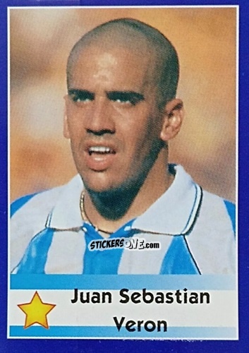 Sticker Juan Sebastian Veron - Mundial Francia 1998 n. 479 - Navarrete