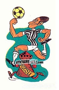 Sticker Mascot - Calciatori 1975-1976 n. 4 - Panini