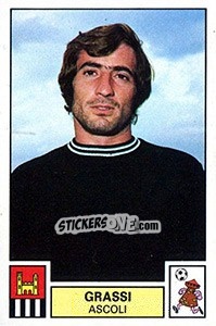 Sticker Grassi - Calciatori 1975-1976 n. 5 - Panini