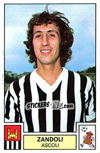 Sticker Zandoli - Calciatori 1975-1976 n. 15 - Panini