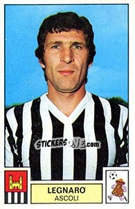 Sticker Legnaro - Calciatori 1975-1976 n. 17 - Panini