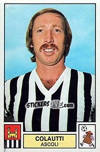 Cromo Colautti - Calciatori 1975-1976 n. 18 - Panini