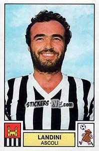 Figurina Landini - Calciatori 1975-1976 - Panini