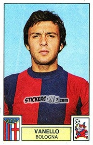 Sticker Vanello - Calciatori 1975-1976 n. 31 - Panini