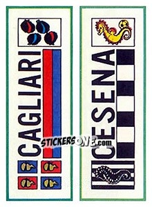 Sticker Cagliari / Cesena - Calciatori 1975-1976 - Panini