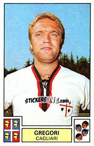 Sticker Gregori - Calciatori 1975-1976 - Panini