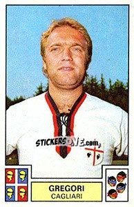 Sticker Gregori - Calciatori 1975-1976 n. 49 - Panini