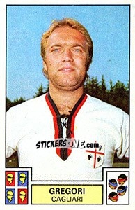 Figurina Gregori - Calciatori 1975-1976 - Panini